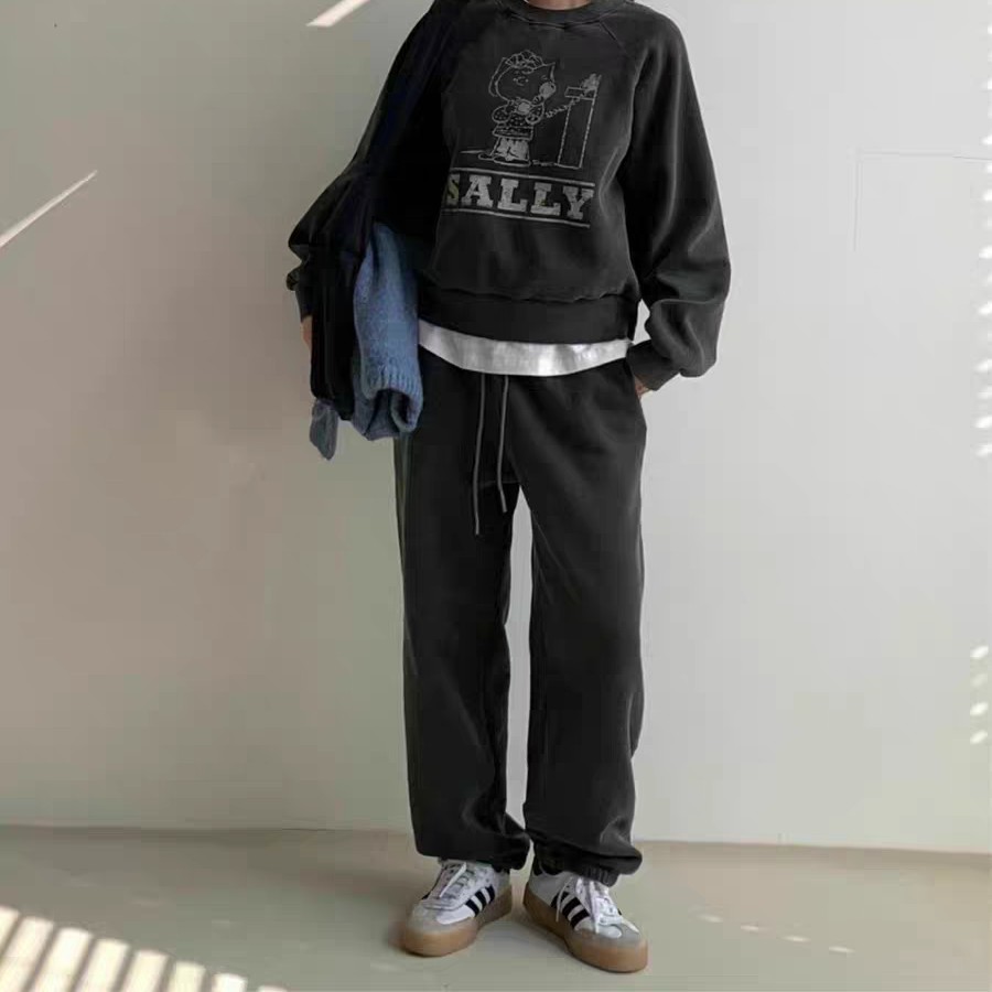 元66/韩国东大门休闲水洗卫裤(No退换)