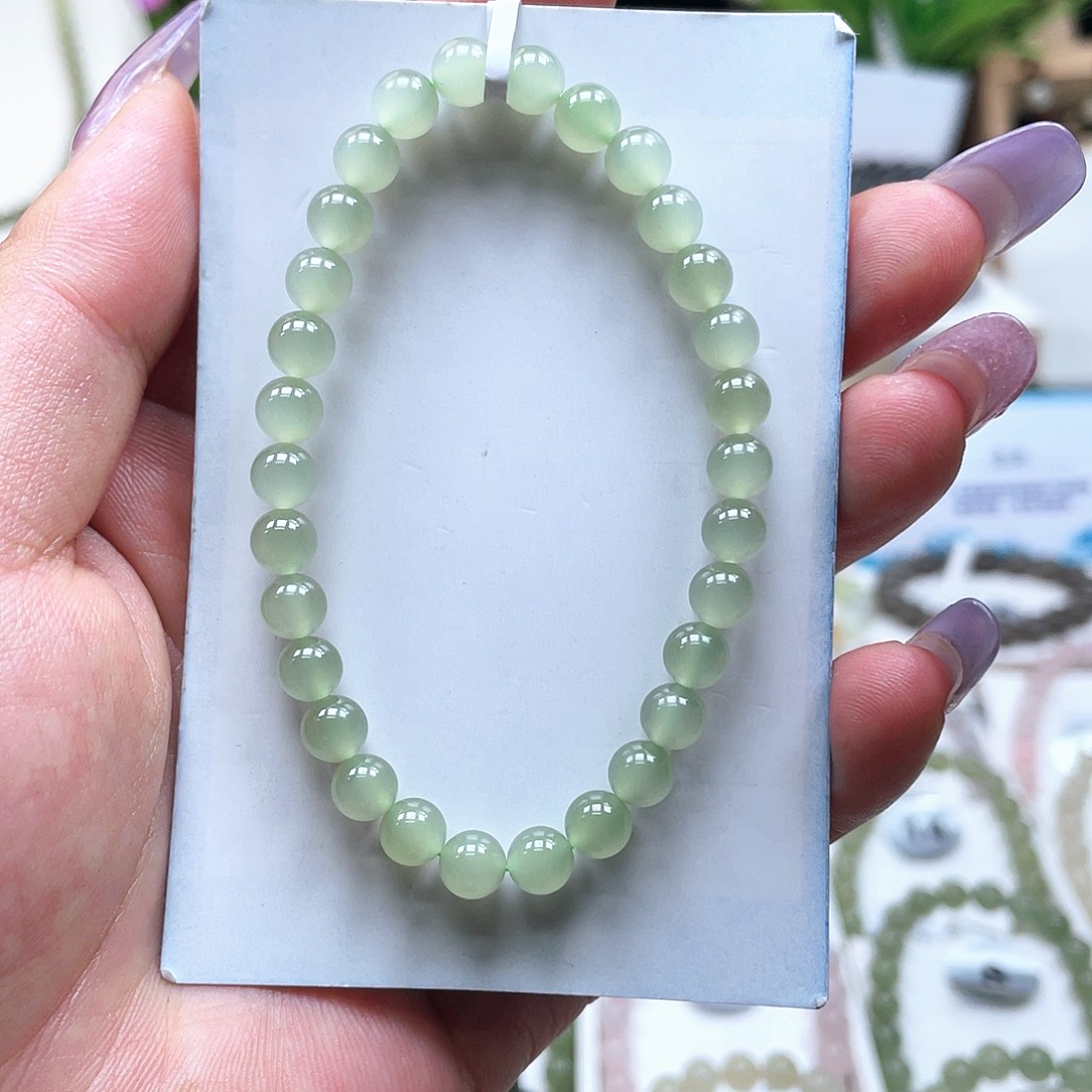 格***桑和田玉未镶嵌手链