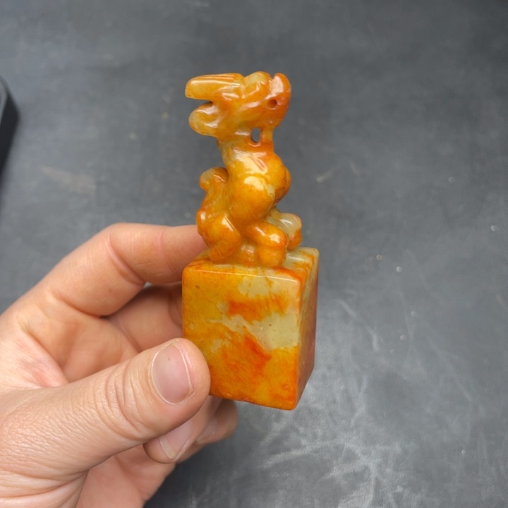 把件白玉菩提摆件