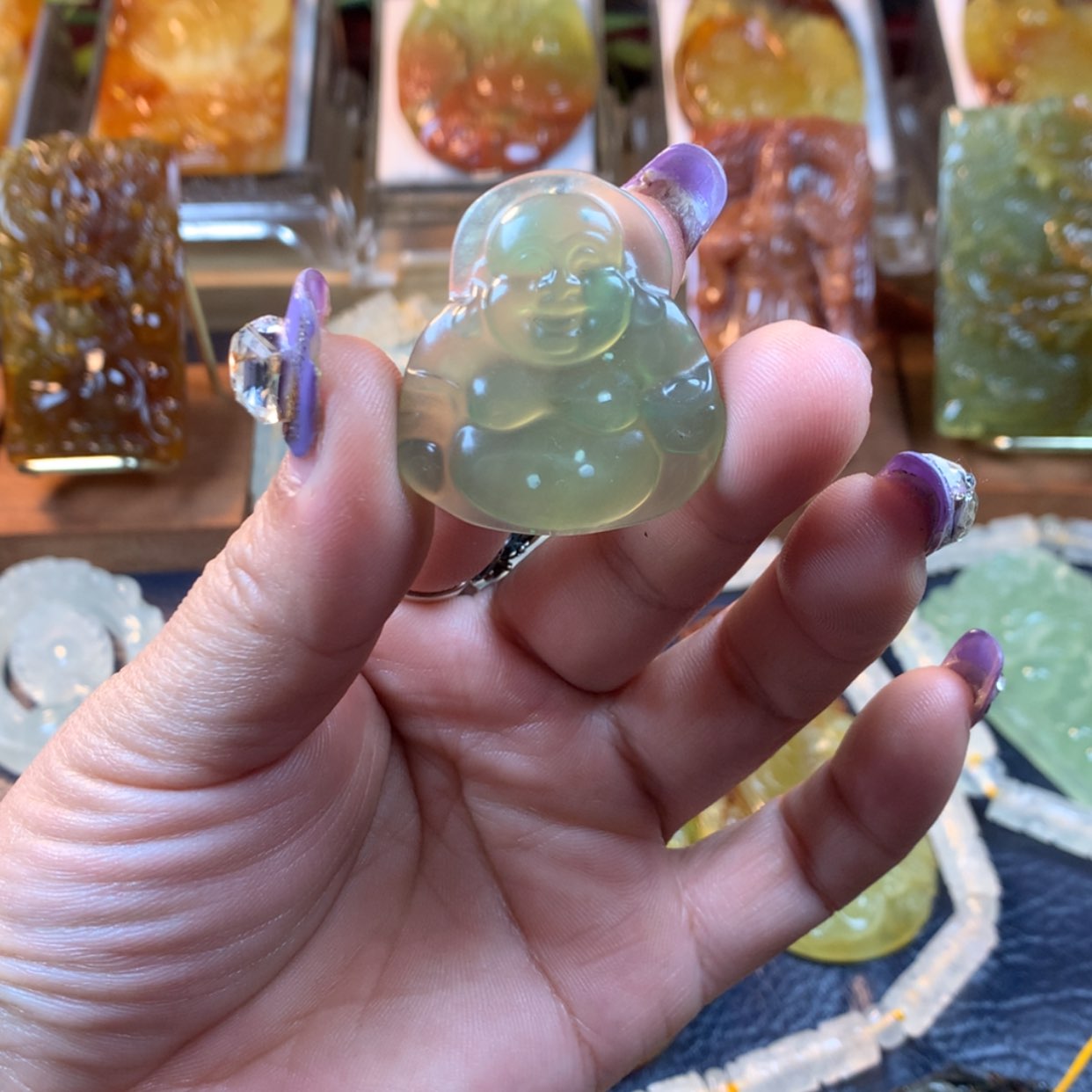 【闪购商品】蛇纹石玉颈饰未镶嵌