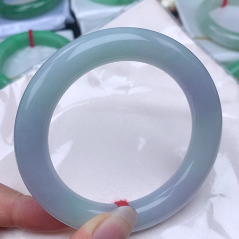 【闪购商品】翡翠戒指未镶嵌            圆条58 冰春彩