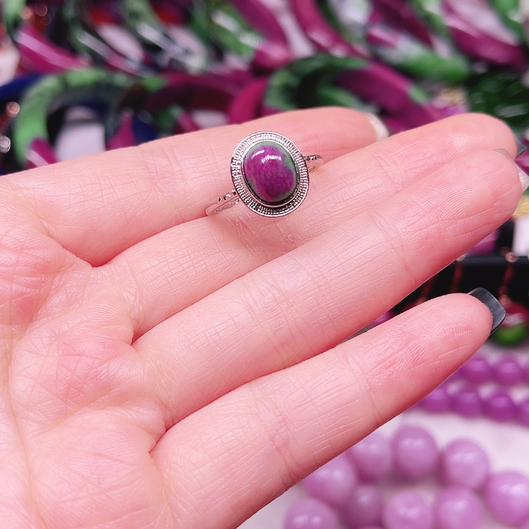 银S925镶嵌红宝石戒指