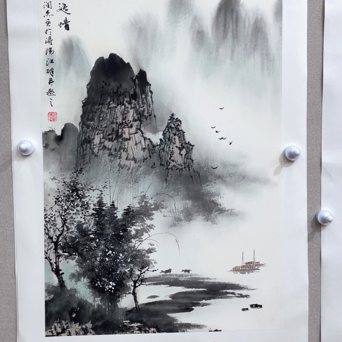 国画何润杰老师作品欣赏