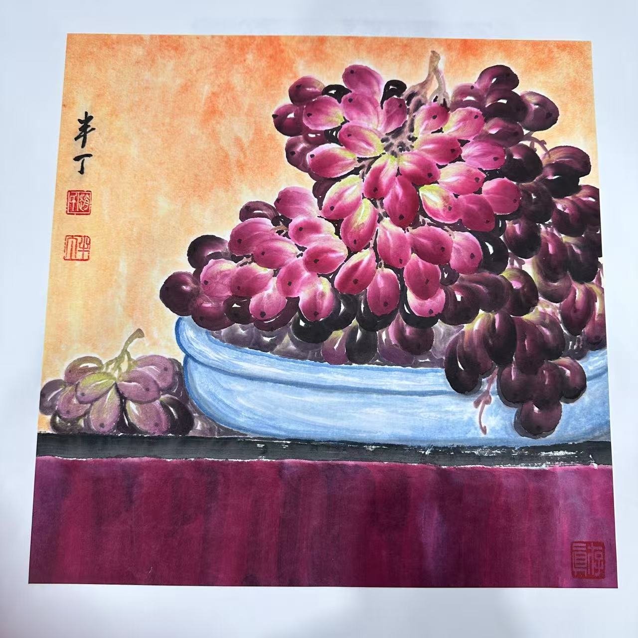 闪13 赵半丁 花鸟1平尺 国画