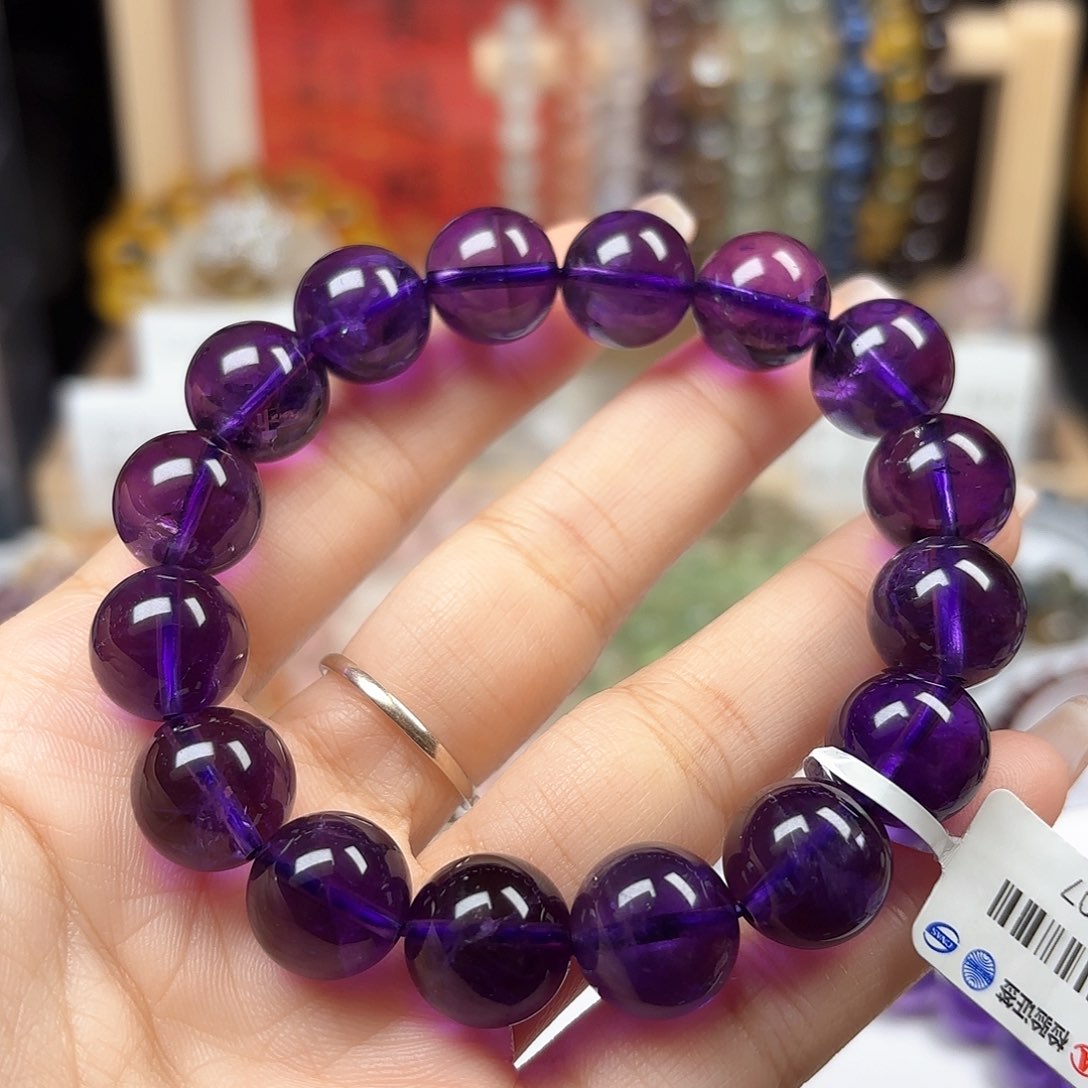 水晶手链未镶嵌紫水13