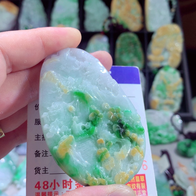 【闪购商品】翡翠颈饰未镶嵌挂件