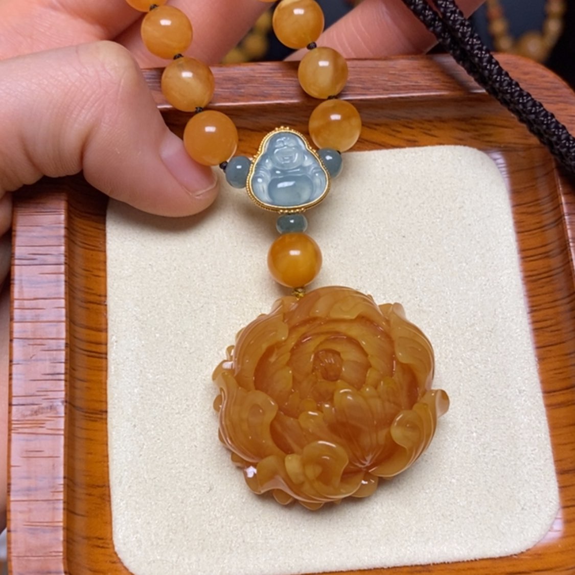 【闪购商品】蜜蜡颈饰未镶嵌项链