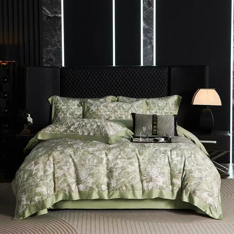 超细氮莱赛尔天丝床盖版四件套标准200*230微瑕～L440