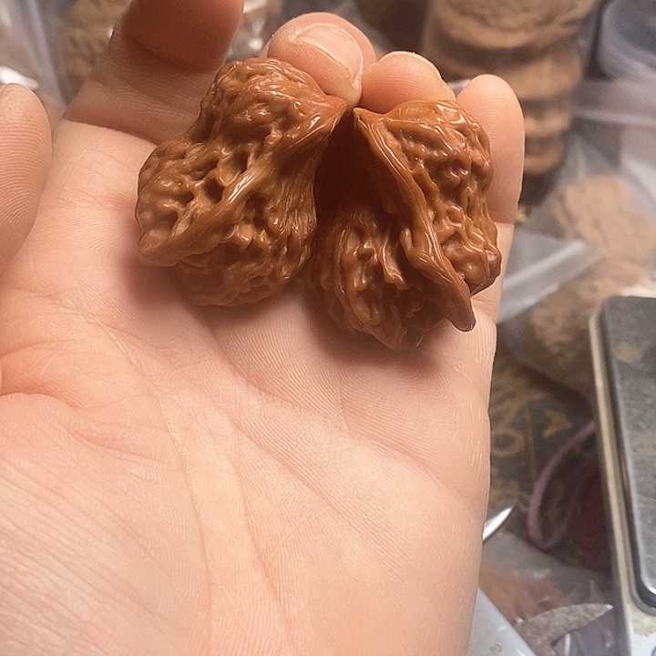 桃核把件盘山小鸟