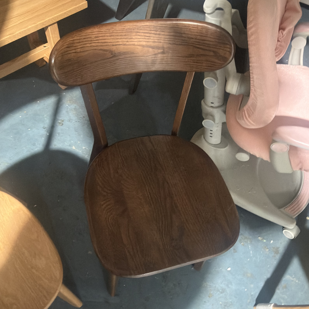 原始元素卢森堡长条凳1.2米➕蝴蝶椅2把胡桃色