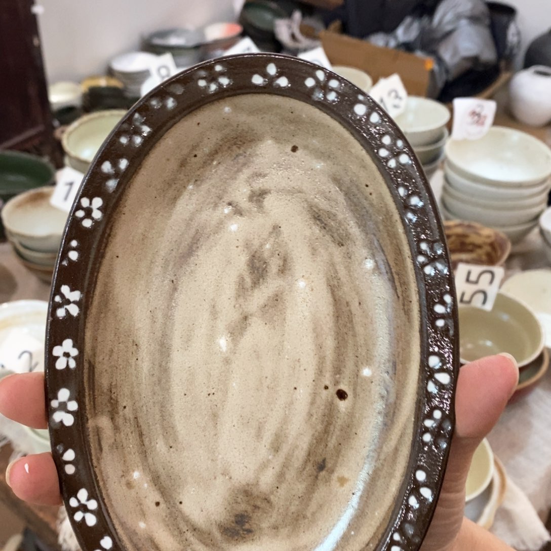 今囍陶器粗陶餐具1件