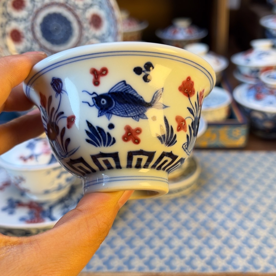 盖碗景德镇茶器百宝箱