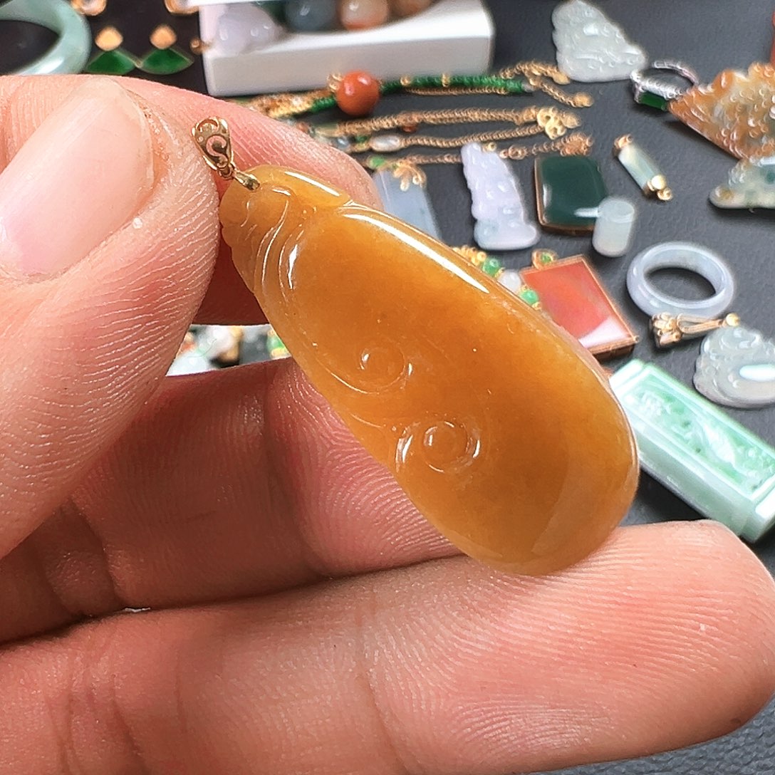颈饰未镶嵌翡翠翡翠