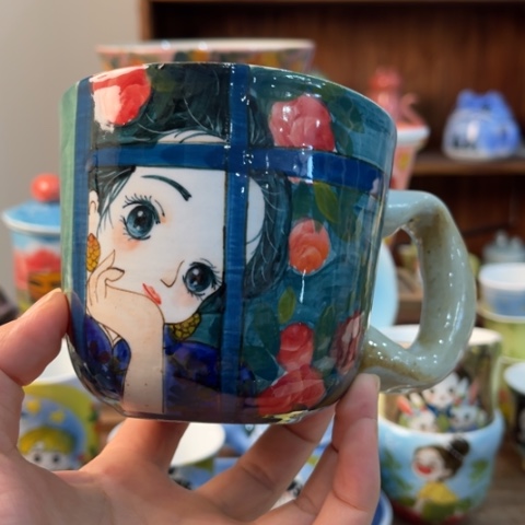 炉景德镇釉下手绘陶瓷 