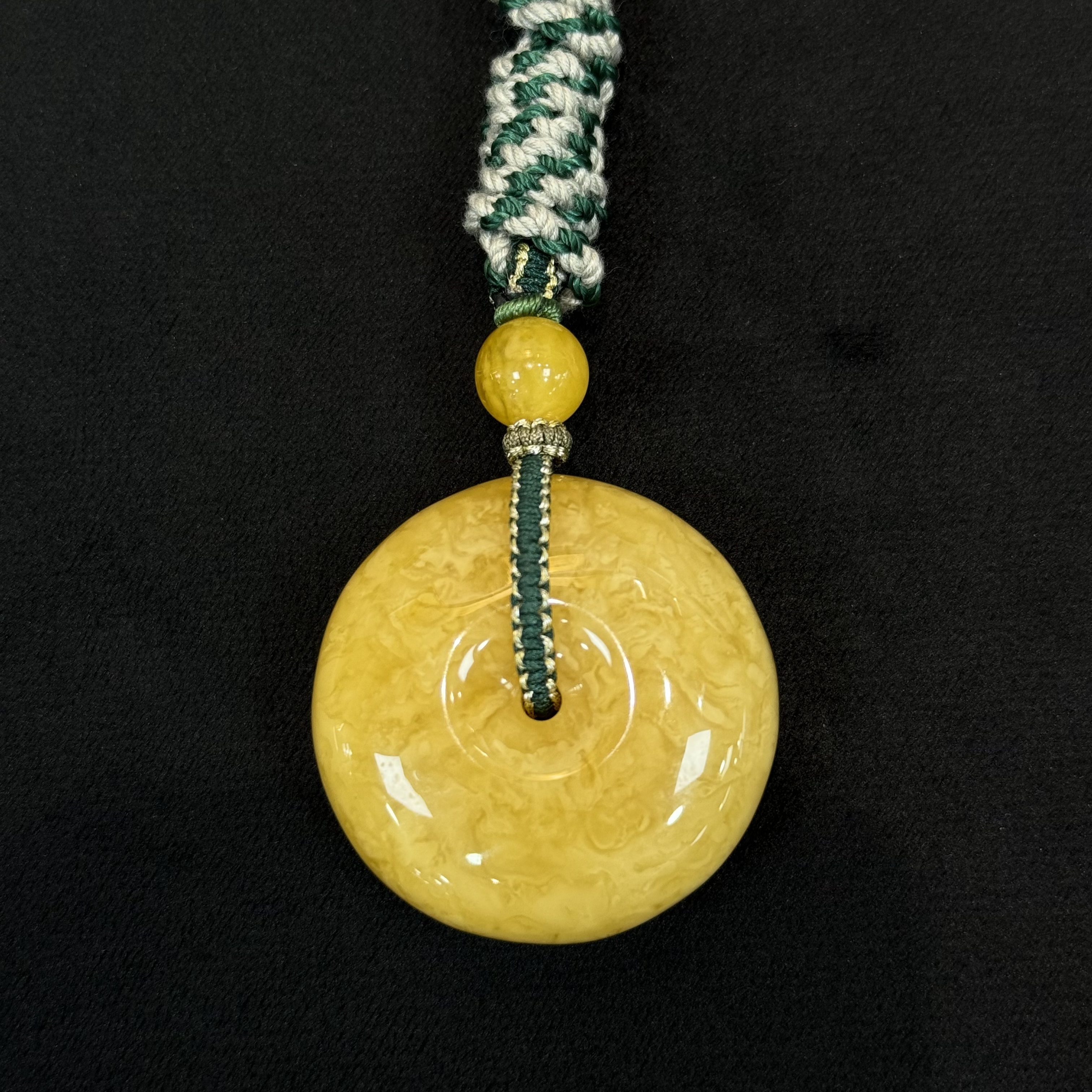 蜜蜡项链平安扣国风原创设计款522460