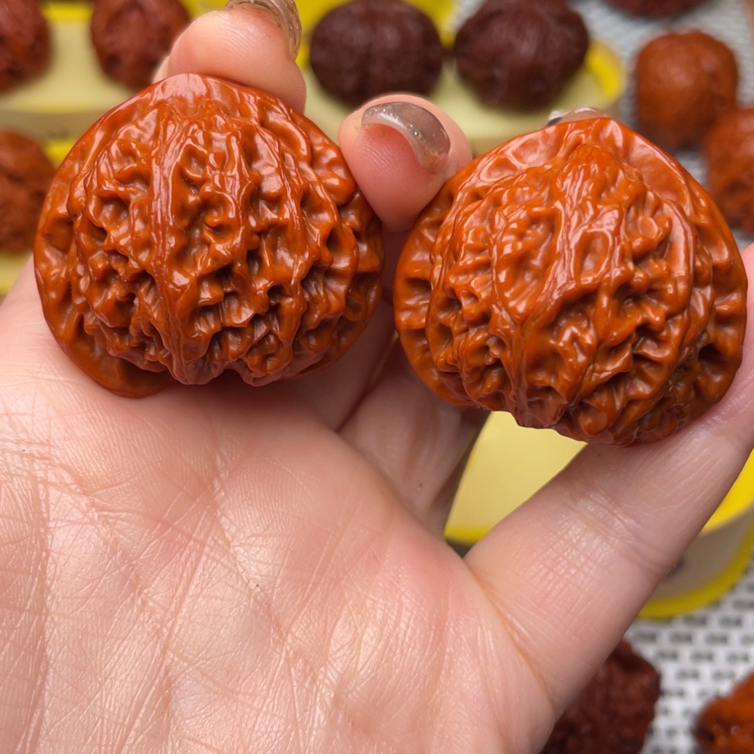 桃核吊坠文玩核桃 手把件 宫灯 40