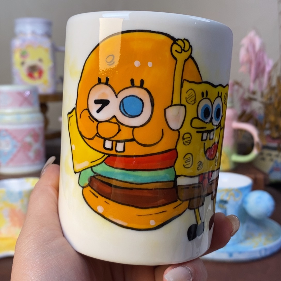 杯景德镇手绘水杯