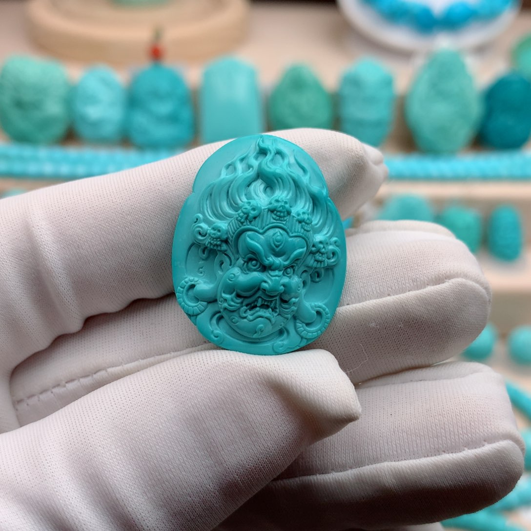 绿松石珠宝奇石未镶嵌