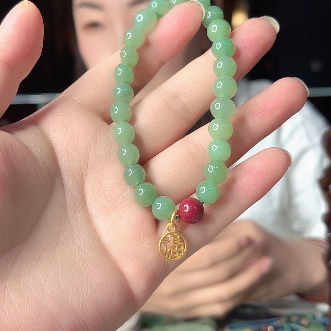 密玉（石英质玉）未镶嵌颈饰