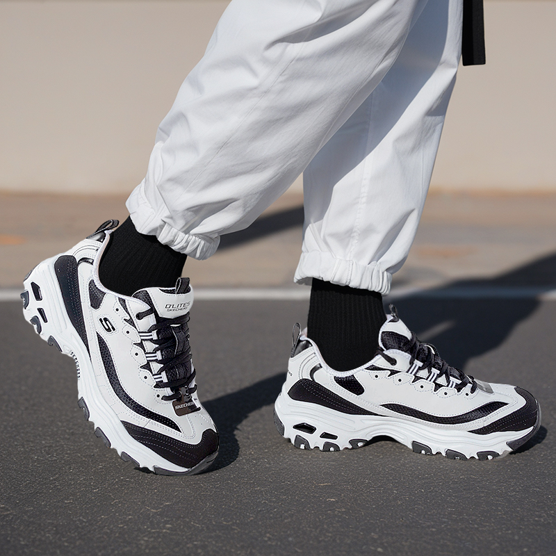 【国内现货】斯凯奇正品熊猫鞋男鞋新款时尚复古运动鞋休闲鞋【hy】