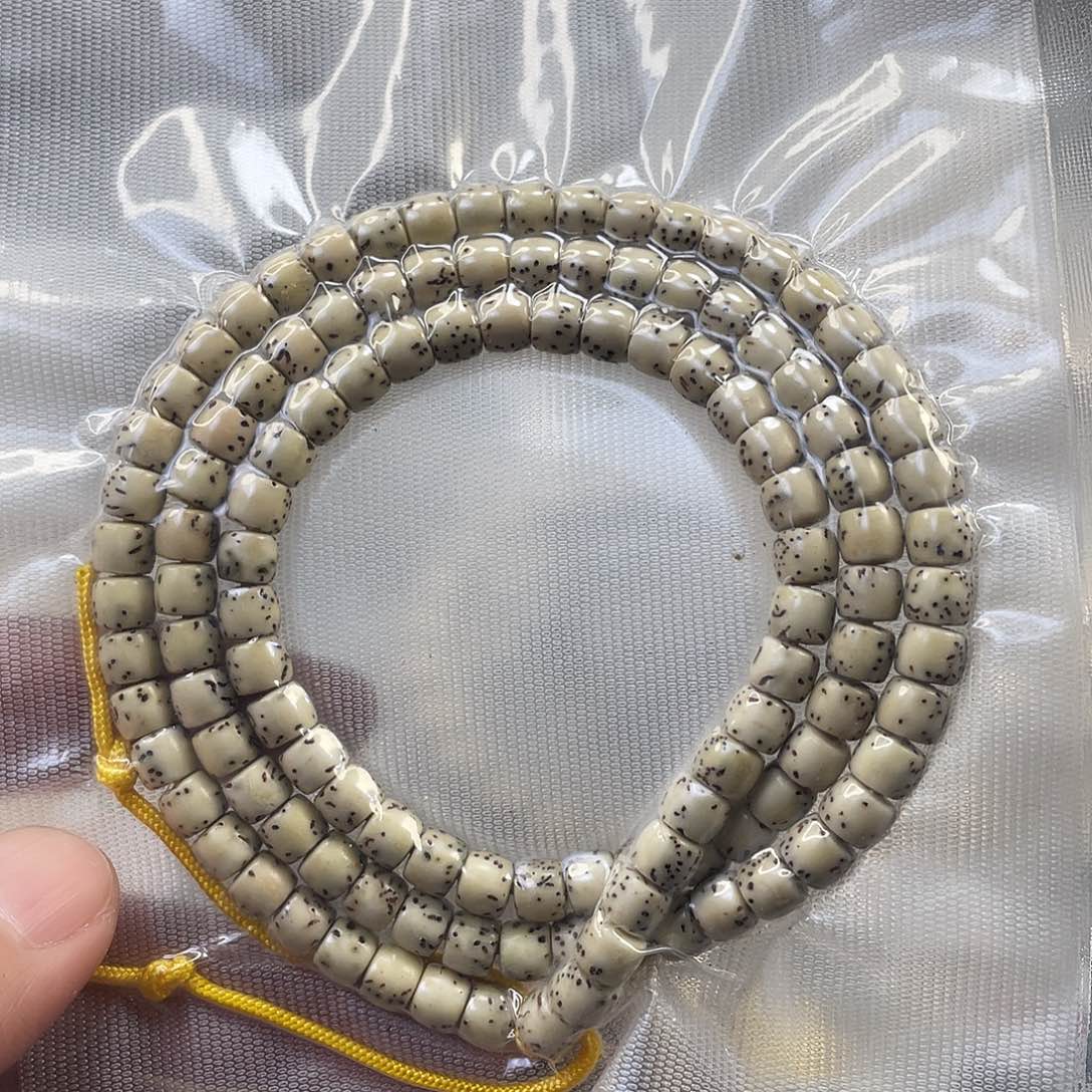 手串星月菩提原生态半臂留白直切