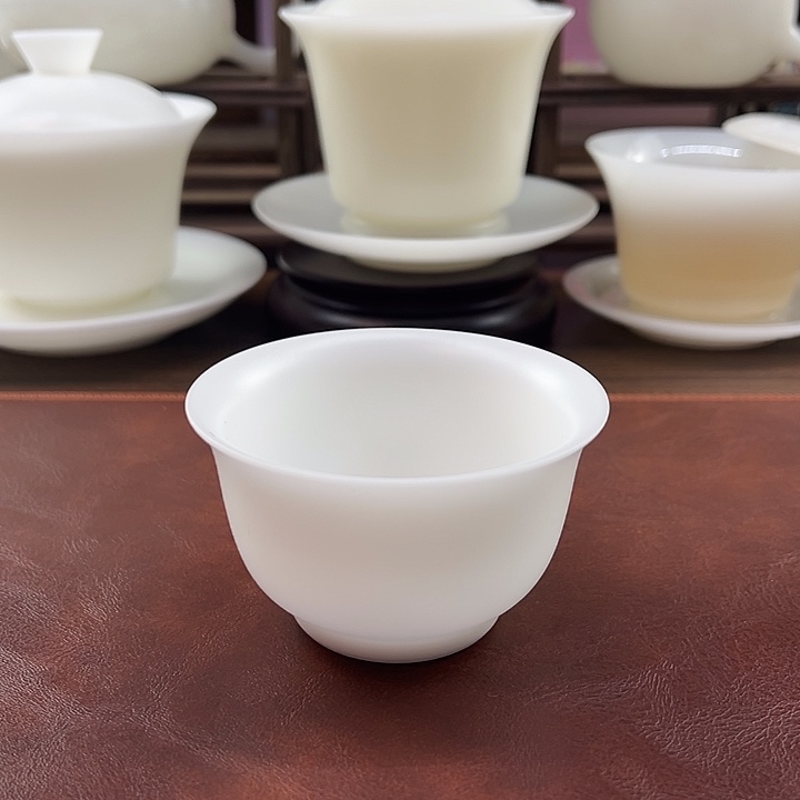 高冰素烧100ml压手主人杯