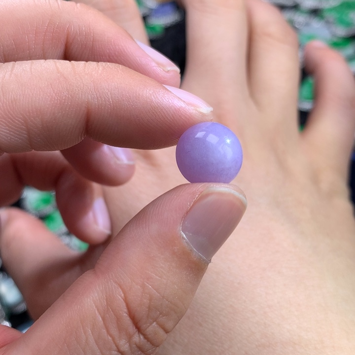 翡翠裸石缅甸翡翠紫罗兰