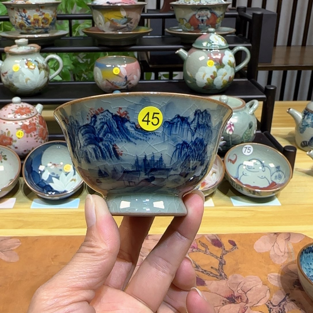 景德镇陶瓷手绘茶具