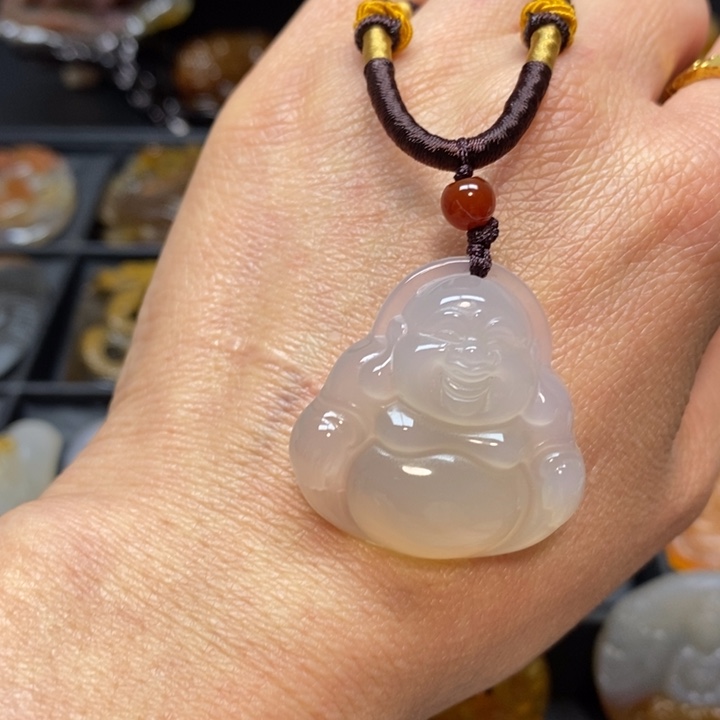 玛瑙/玉髓未镶嵌吊坠(不含链)