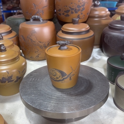 紫砂茶叶罐。。。。。。。。。