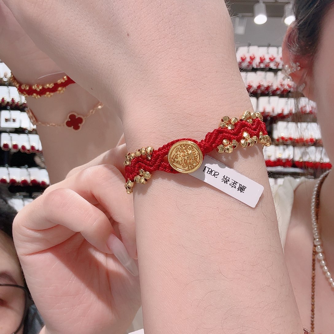 锆石铜合金925银手链