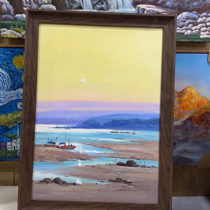 油画油画作品展等活动的大型