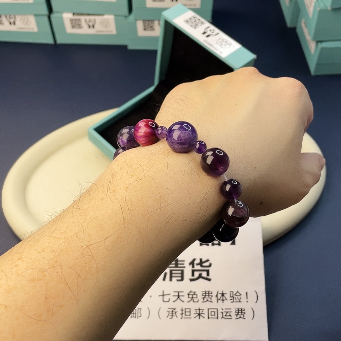 手链银S925镶嵌水晶