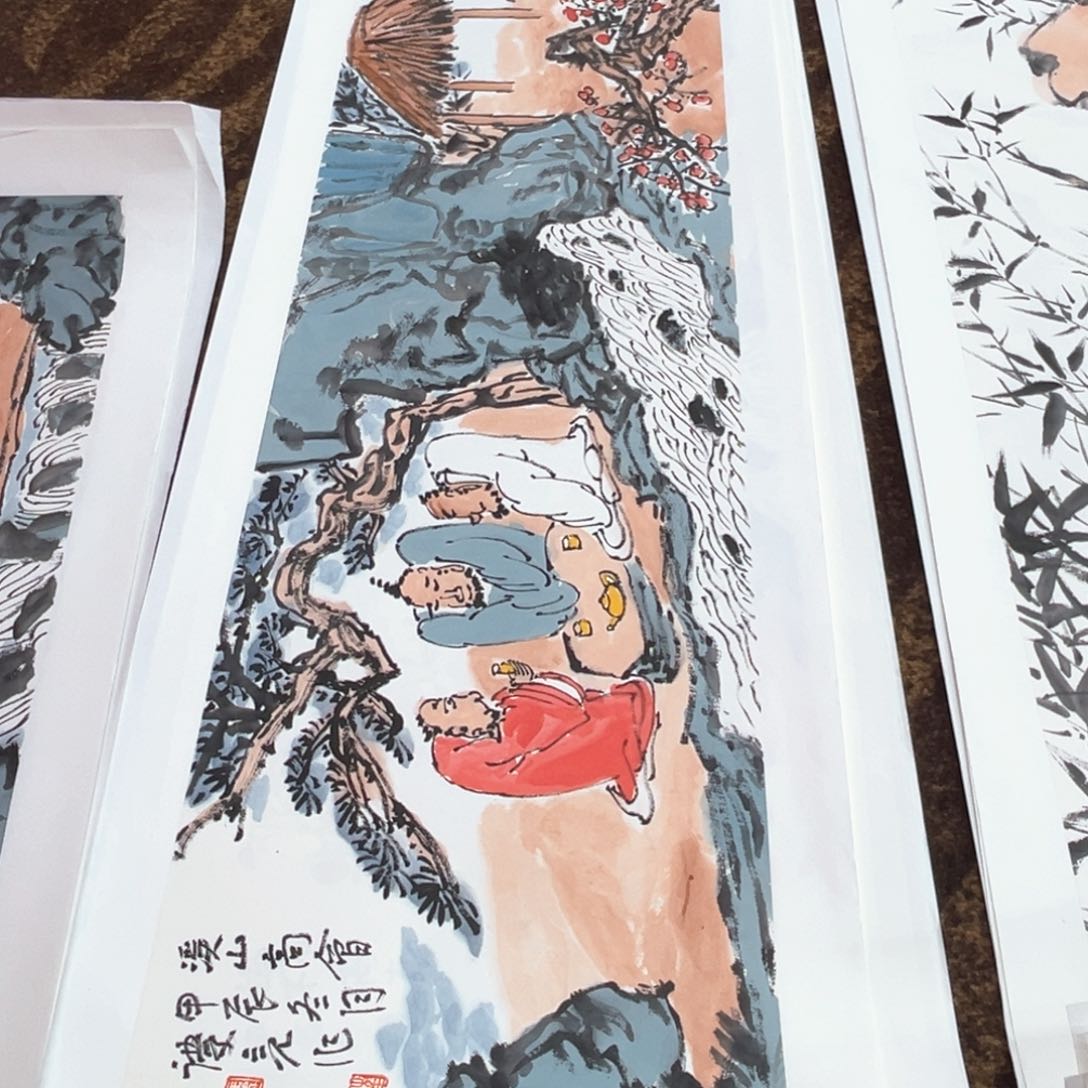 国画河****斗绘画绘画绘画