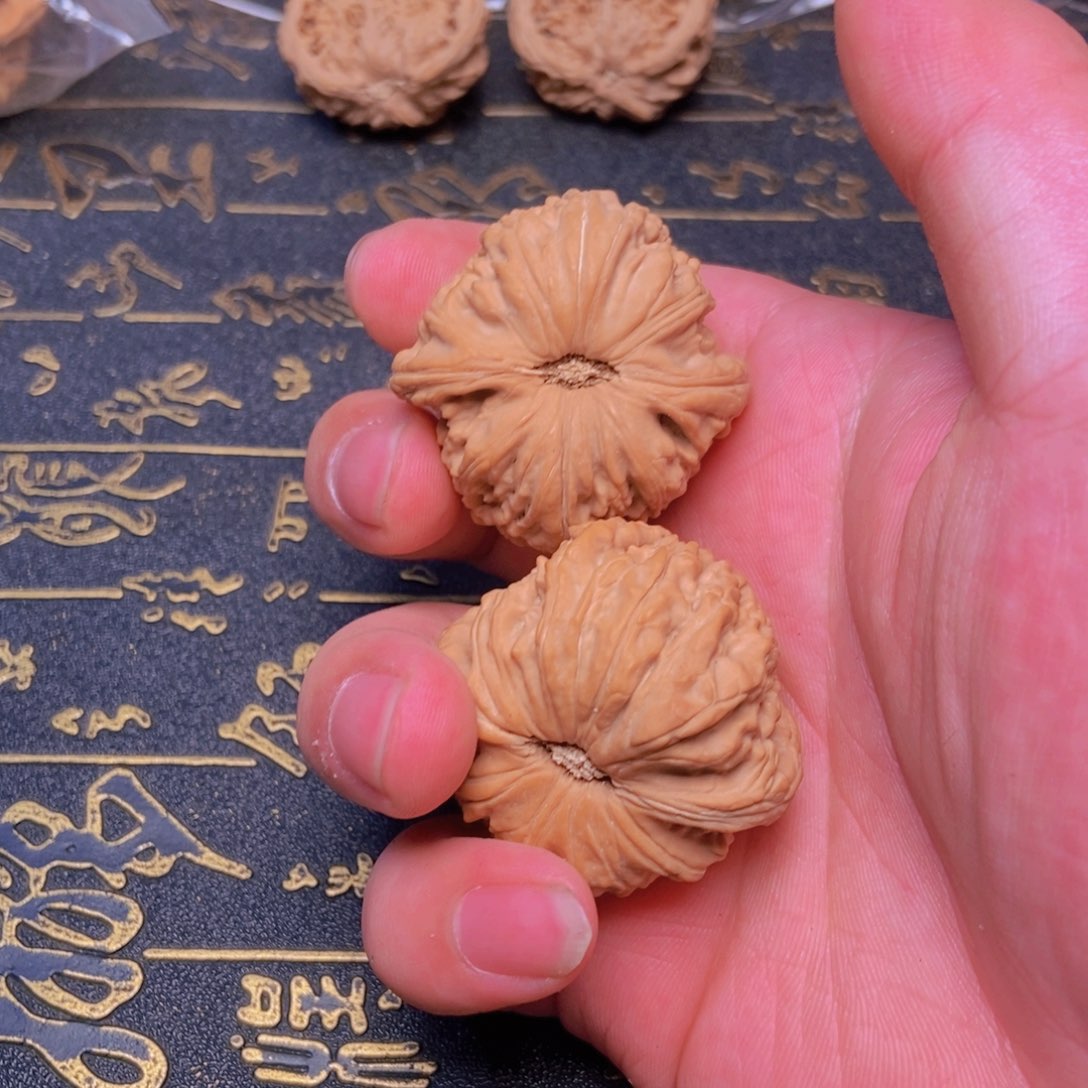 文玩核桃把件逸***晨白狮子