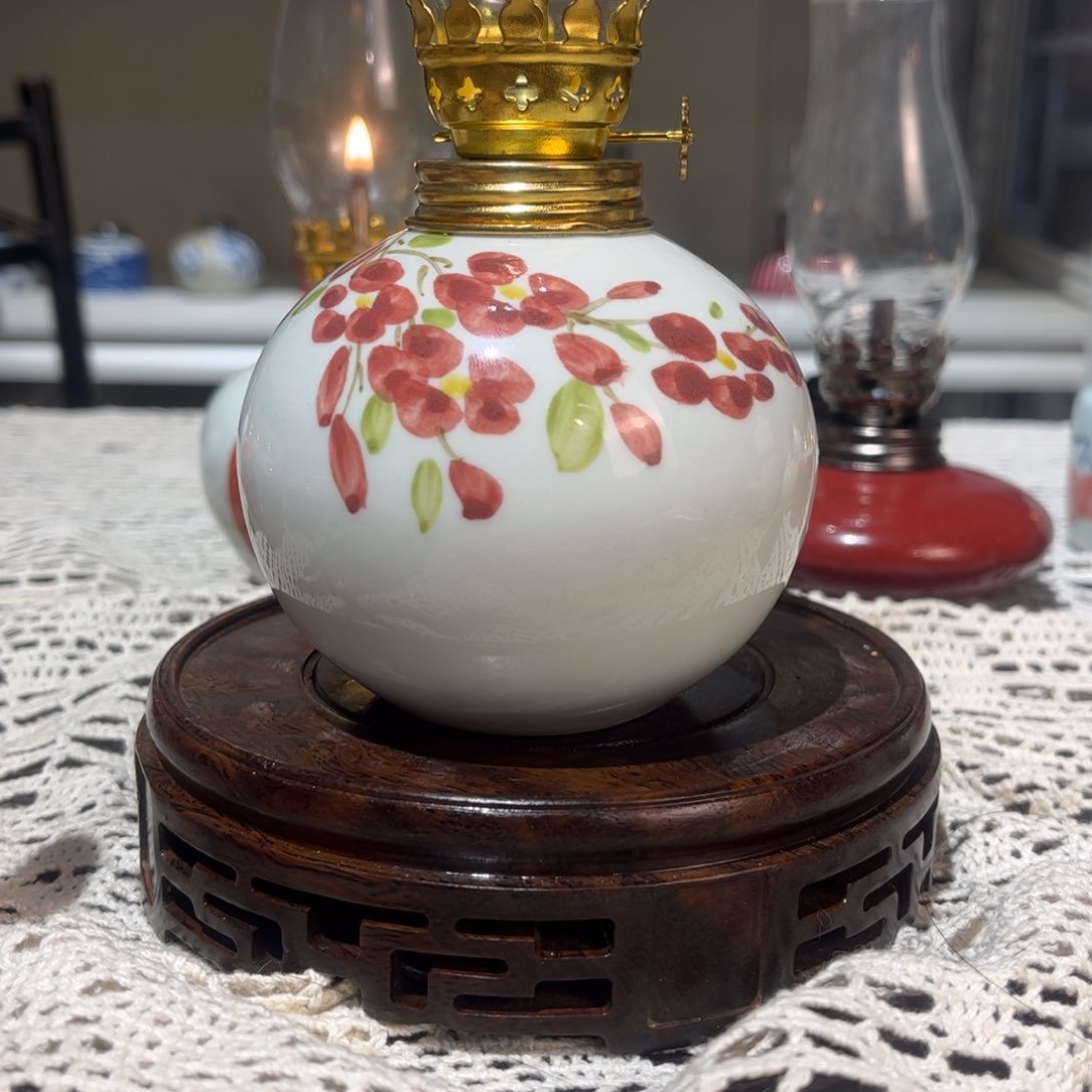 摆件景德镇陶瓷香薰灯