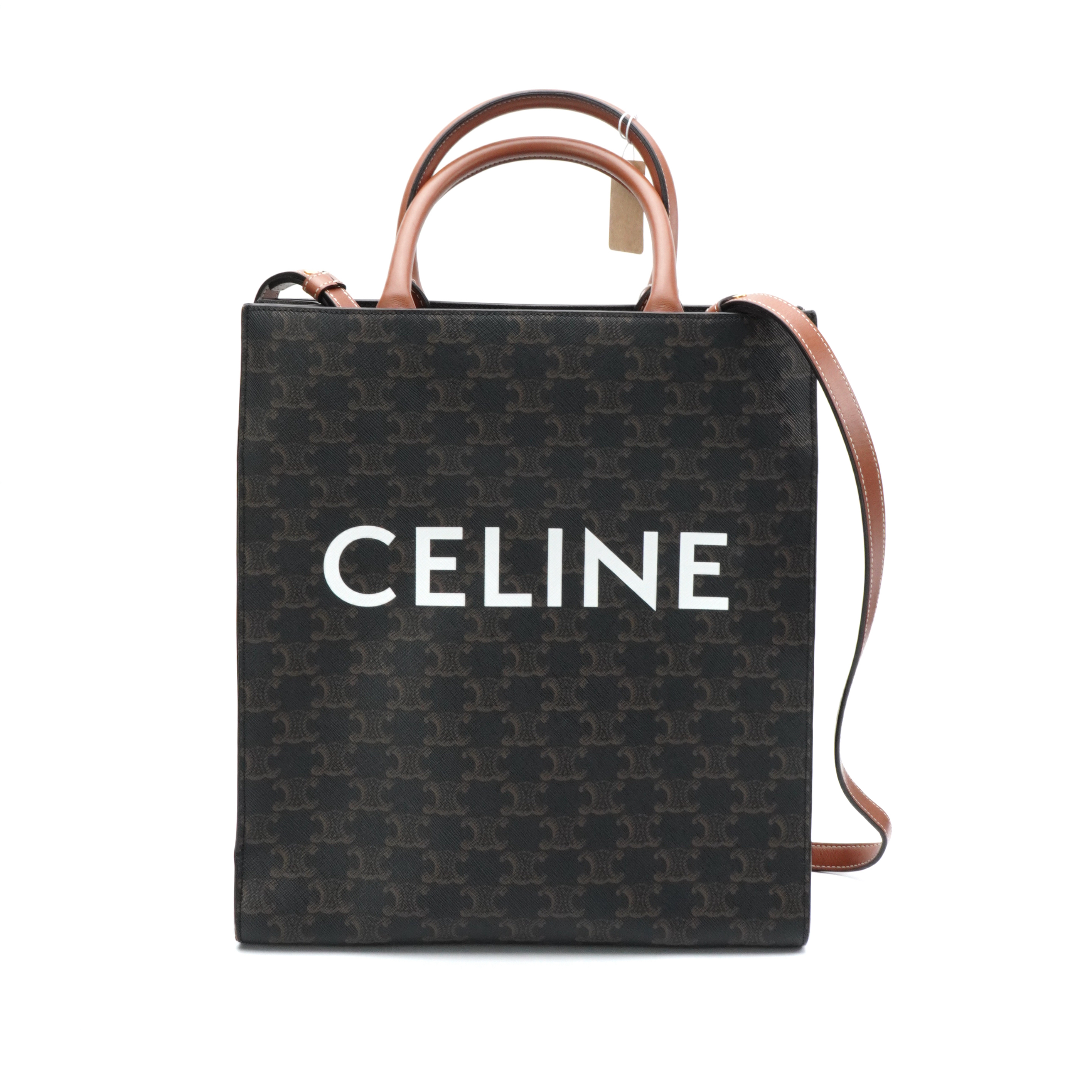 95新 Celine/思琳 Celine赛琳老花琴谱托特包 111212 