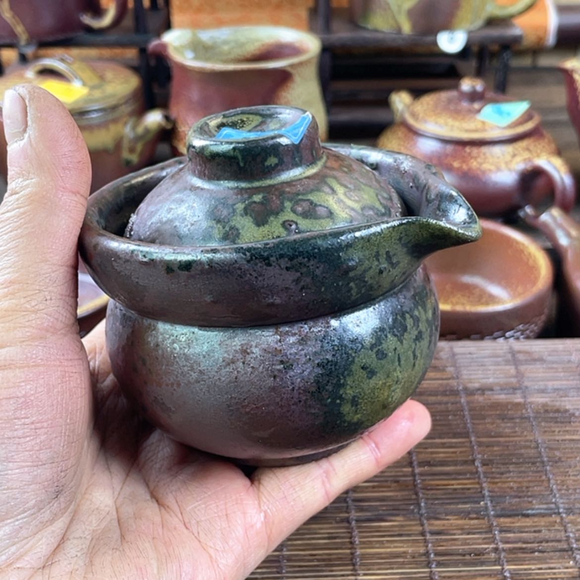 【闪购商品】柴烧手抓壶160毫升左右瑕疵福利