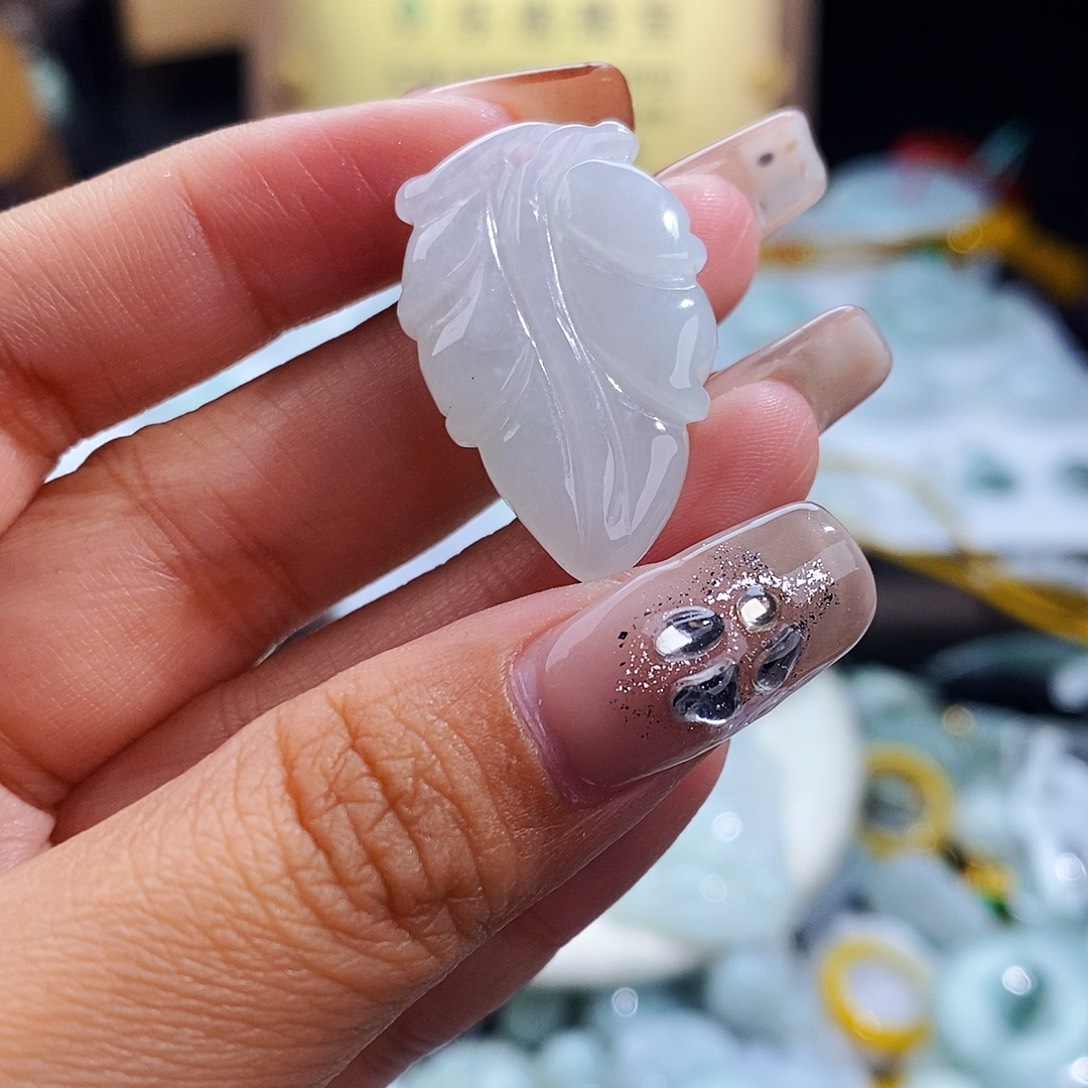 翡翠未镶嵌毛衣链8061