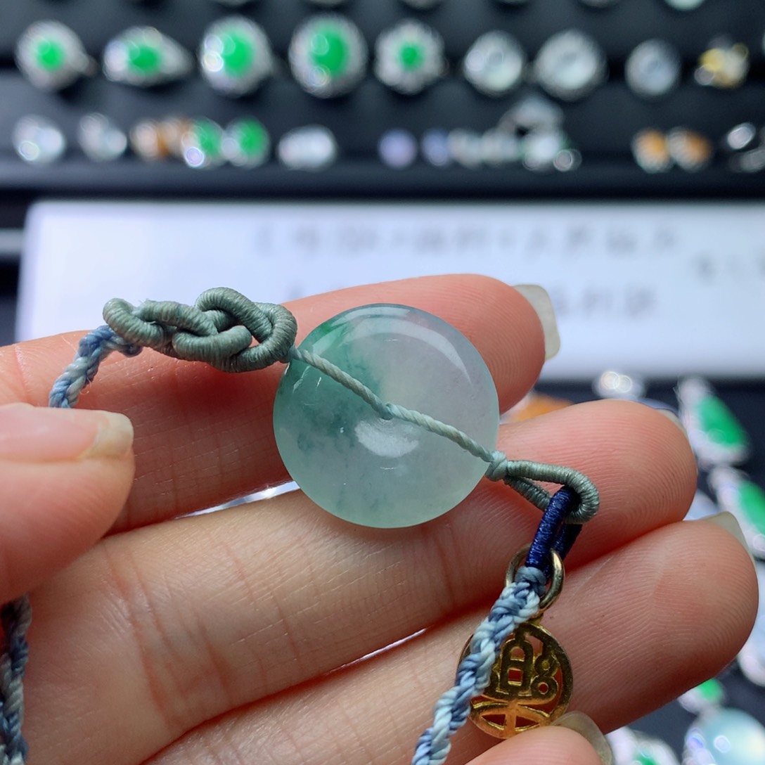 未镶嵌手绳翡翠翡翠