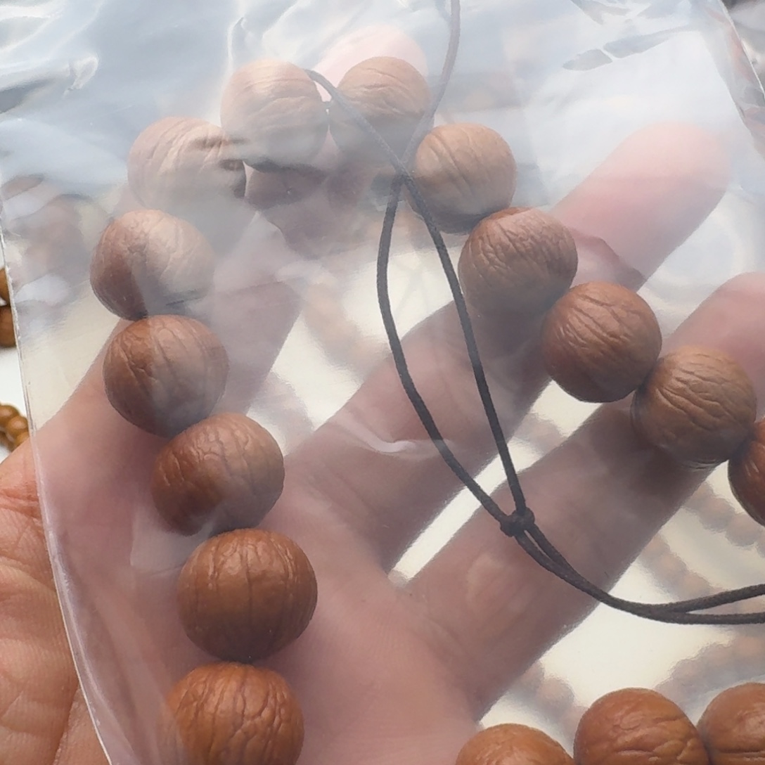 笑***)猴头核桃手串特价款聚宝盆