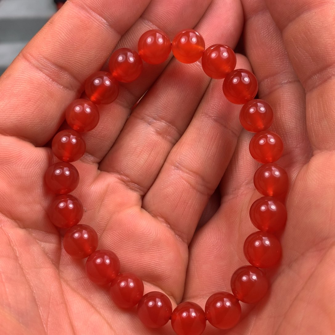 南红玛瑙珠子未镶嵌