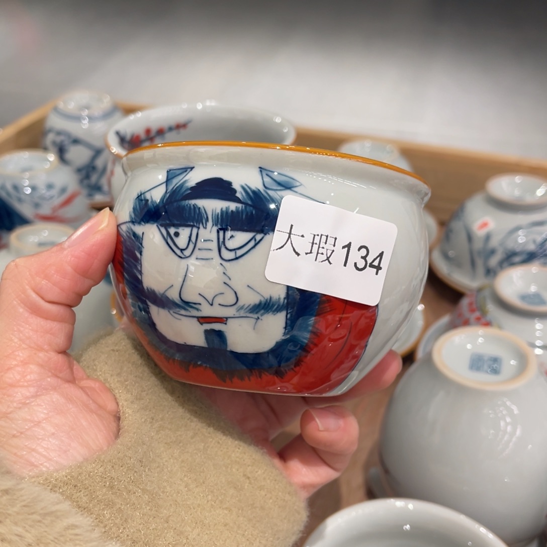 有瑕釉下彩纯手绘