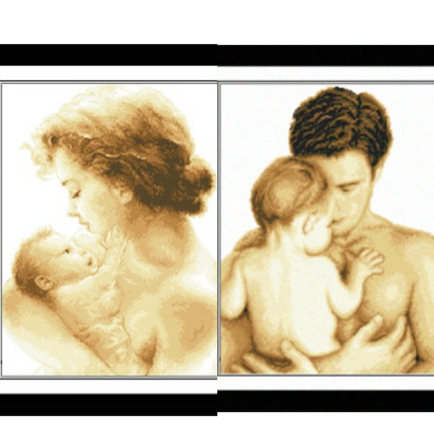 锦译绒绣-父子（母子）