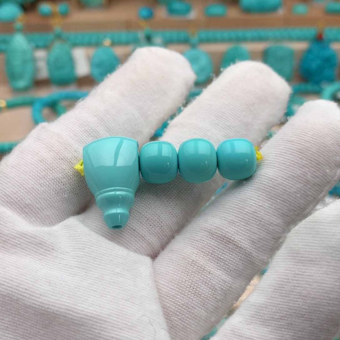 绿松石未镶嵌珠宝奇石9.5mm