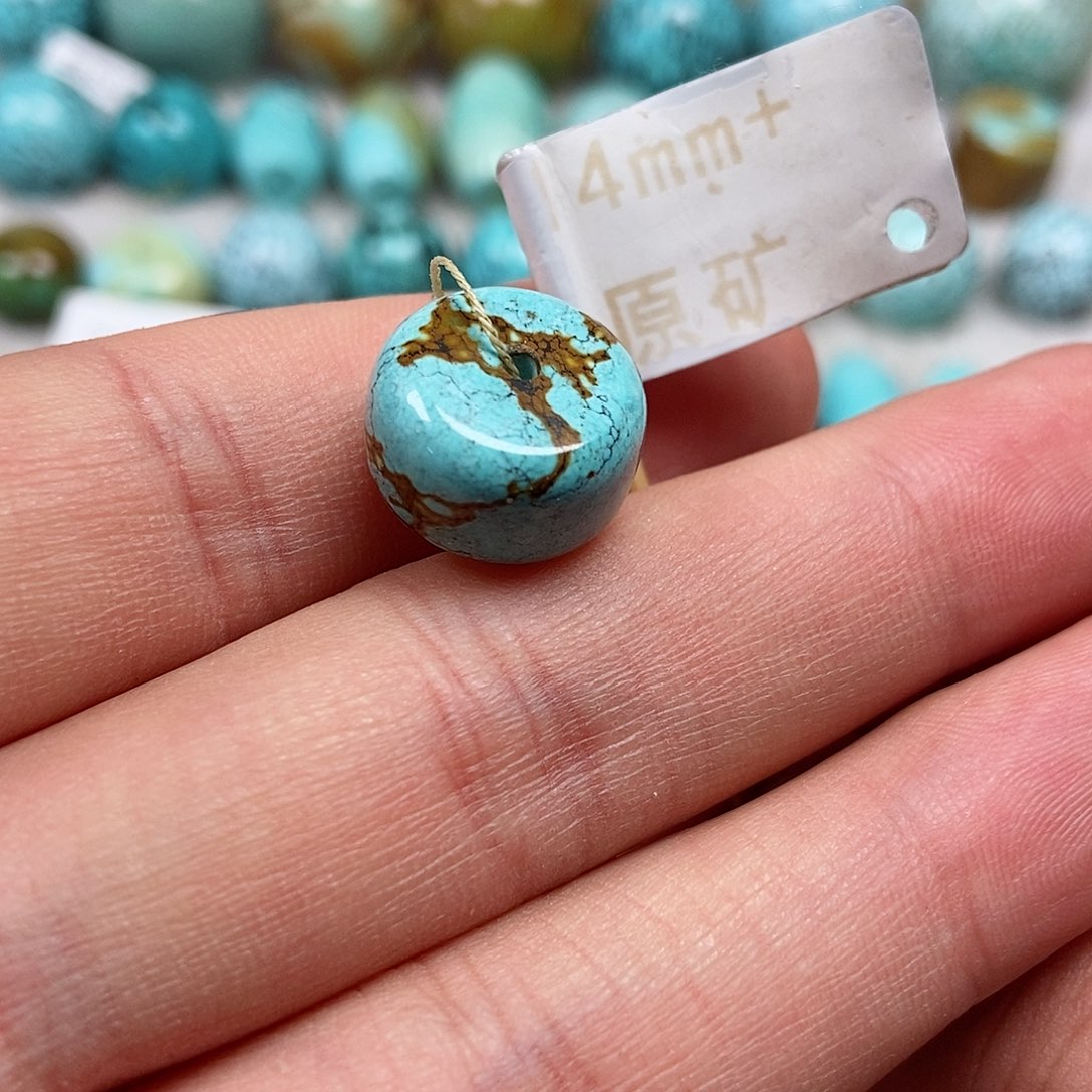 未镶嵌绿松石珠宝半成品