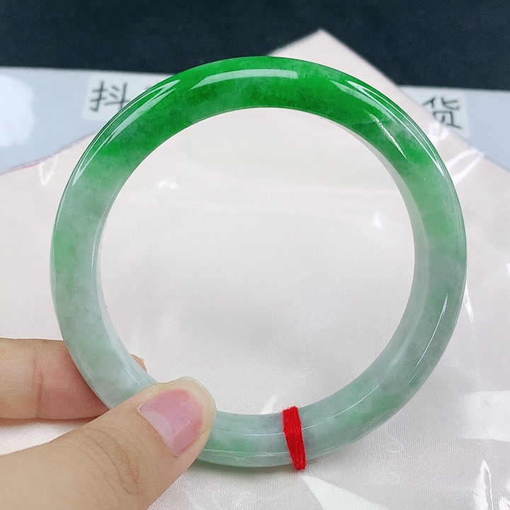未镶嵌手镯翡翠圈63，0B03。4