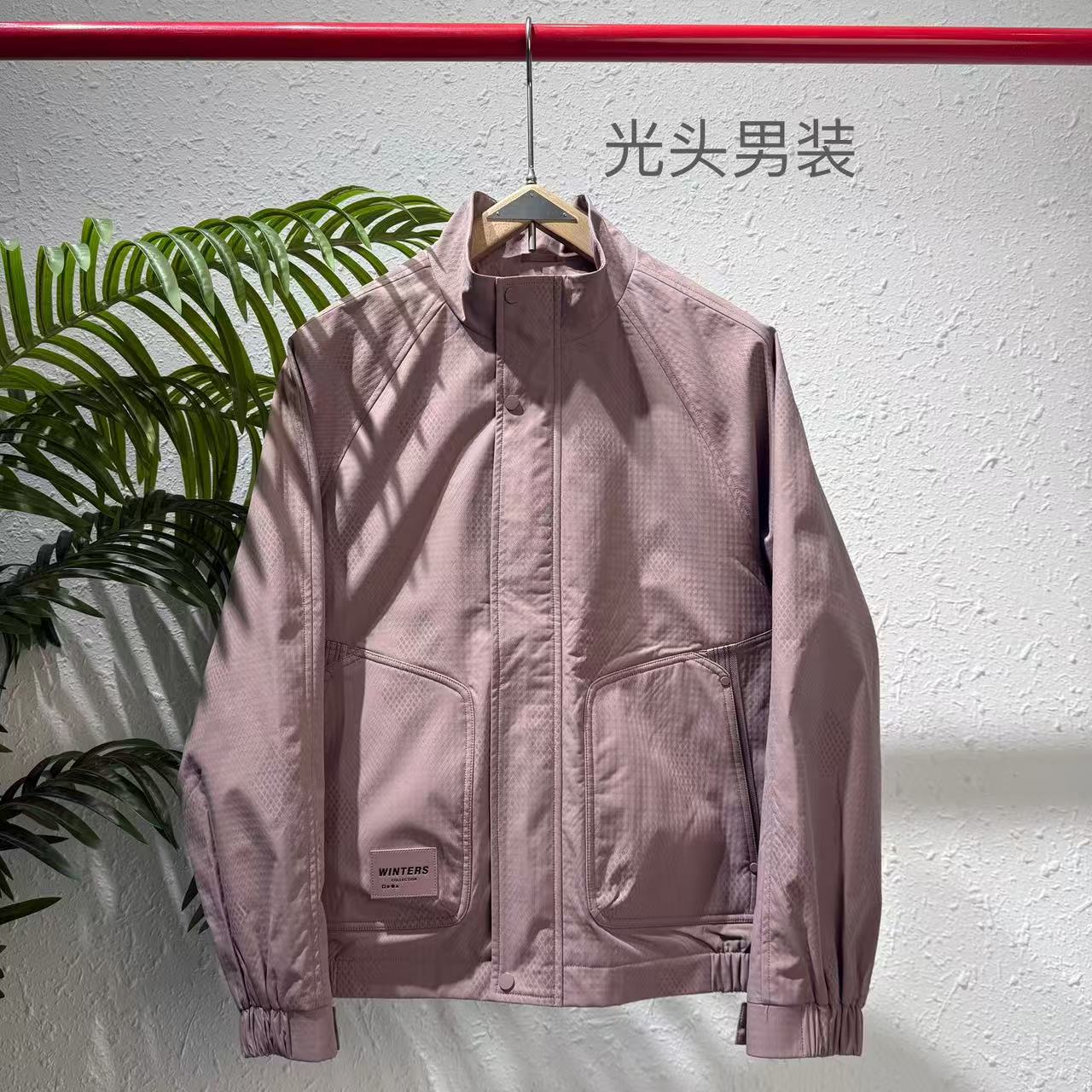 『光头臻选』秋季新款时尚立领潮流百搭夹克外套-9902