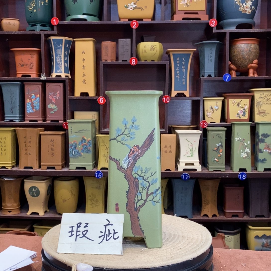 紫砂花盆紫砂花盆