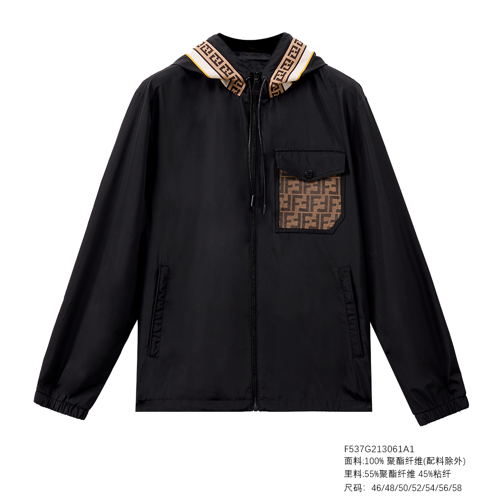 FENDILOR小怪兽25年秋冬款男士外套F537G213061A